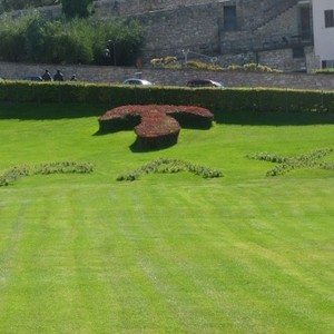 Das franziskanische Taukreuz in Assisi 2018 / Foto: Agnes Dontschev